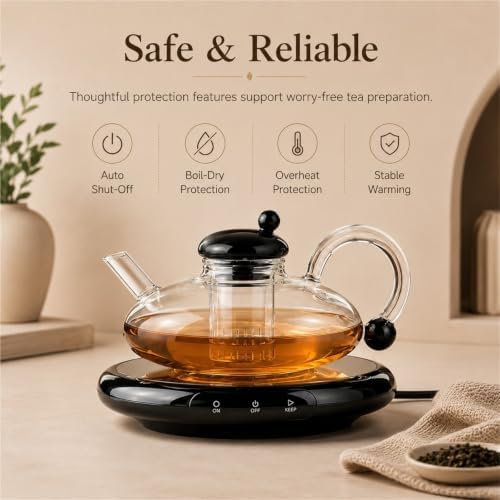 Electric Filtration Teapot Set, Glass teapot - Image 7