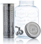 Original Grind Coffee Co.,1 Gallon Cold Brew Coffee Maker,Easy Pour Stainless Steel Spigot Tap,Extra Thick Glass Pitcher Brewing System Iced Coffee Maker,Refrigerator Safe Storage - Image 2