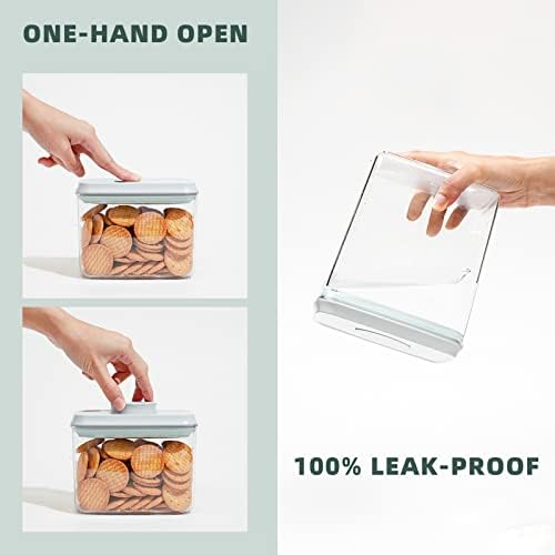 Airtight Food Storage Containers, 3.5/2.1/1.3 Qt, 3-Piece Set - Image 3