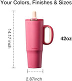 BABLOV 40oz Insulated Coffee Tumbler 316L Stainless Steel Travel Coffee Mug - Image 6