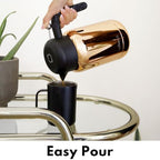 Aura Thermal Coffee Carafe - Vacuum Insulated Stainless Steel Tea Pot & Water Pitcher, Keeps Drinks Hot or Cold, BPA-Free, Beverage Dispenser - 51 oz Stainless - Image 5