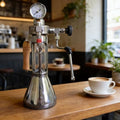 Milk Frother and Steamer, Portable Steam Milk Frother, Maximum Pressure 9 Bar, Suitable for Dairy and Plant-based Milk. by Unknown