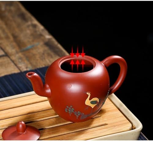 Tea Pots For Loose Tea Small Capacity Kung Fu Tea Set Living Room Desktop Teapot Home Tea Party Purple Clay Teapot Decoration Tea Infuser Pot - Image 5