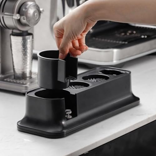 BaristaPro Coffee Tamping Station with Silicone Mat for 515358mm Portafilters Tamper and Distributor Holder Stand - Image 7