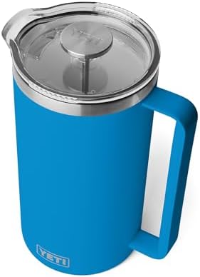 YETI Rambler 64 oz. French Press Coffee Maker, Big Wave Blue by YETI