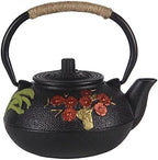KYUSAR Japanese Cast Iron Teapot Chinese Teapot 600ML Tea Pots Japanese Cast Iron Tea Pot Teapot Tea Kettle for Home Kitchen Tetsubin Tea Pot by Unknown