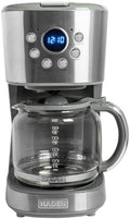 HADEN 12 Cup Programmable Drip Coffee Maker Machine, Stainless Steel/Chrome by Unknown