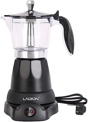 LAOION Cuban Coffee Maker, 6 or 3cup Electric Espresso Coffee Maker by LAOION