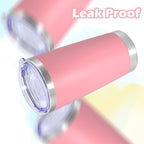 20oz Tumbler Insulated Tumblers Vacuum Coffee Mug with Lid Pink 12Pack - Image 6