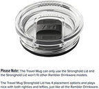 YETI Rambler 20 oz Travel Mug, Stainless Steel, Vacuum Insulated with Stronghold Lid - Image 7