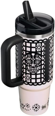 STANLEY Quencher ProTour Flipstraw Tumbler, 30 oz, Salt Papel Picado - Image 4