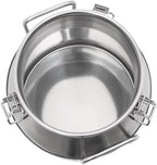 Stainless Steel Milk jug, Milk Bucket Bucket Bottle, Milk Storage Bucket Portable Pot with Silicone Sealing lid, Coffee Liquid Container Storage Tank - Image 7