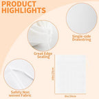 TamBee Large Empty Tea Bags for Loose Leaf Tea Cold Brew Bags Reusable Tea Bag Bath Tea Bags for Tub Tea Sachets Coffee Filter Bags 8" x 10" 200 Pcs for Party Dinner Family - Image 2