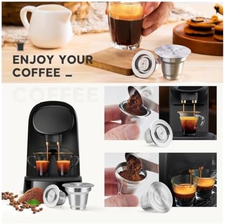 Refillable Reusable Capsule Compatible With LM8014 / 60 L'Or Barista Capsule Espresso Coffee Maker Stainless Steel Filter Pod(1pc 1small) - Image 7