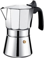 Stainless Steel Moka Pot, 6 Cup Stovetop Espresso Maker for Authentic Italian Coffee - Durable Rust-Proof Coffee Percolator, Premium Espresso Coffee Maker for Home and Outdoor Use (6 Cup 300ml) - Image 2