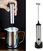 Haofy Milk Frother, USB Rechargeable Handheld Electric Whisk with Premium Stainless Steel, for Coffee Hot Chocolate Matcha Baking - Image 4