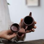 Tea Pots For Loose Tea Chinese Retro Classic Purple Clay Pot Home Office Teapot Retro Style Tea Set Suitable For Most Teas Tea Infuser Pot - Image 6
