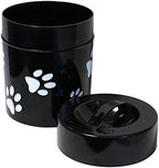 Tightpac Pawvac Kilovac Airtight Pet Food Container – Multi-Use Vacuum Container for Pet Food and other Dry Goods – 2.5 lbs / 40 oz / 3.8L, Wide-Mouth, Patented Vacuum Seal, Black with Paws - Image 2