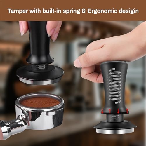 54mm Espresso Accessories Kit - 54mm Tamper Suitable for 54mm bottomless portafilter and 4 OZ Espresso Cups Set of 2 - WDT Tool Dosing Funnel Espresso Machine Accessories Distribution Tool - Image 5