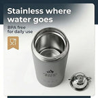 Travel Tea Kettle With Tea Infuser - 500ml with Auto Shut Off Protection - Image 5