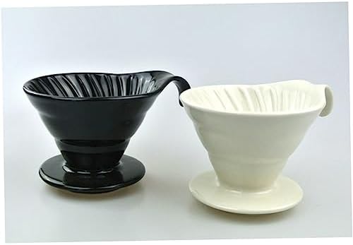 Ceramic Coffee Dripper Cup with Filter Paper, Manual Brewing Xmas - Image 5