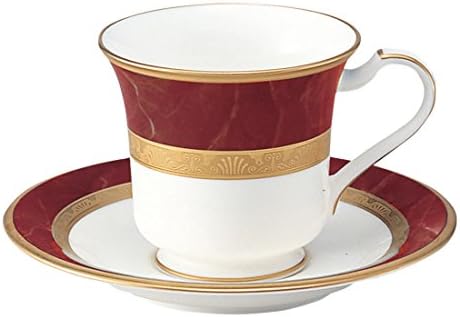 Noritake Y59589/4733 American Cup & Saucer 220cc Hemingway Maron Bone China by Noritake