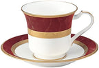 Noritake Y59589/4733 American Cup & Saucer 220cc Hemingway Maron Bone China by Noritake