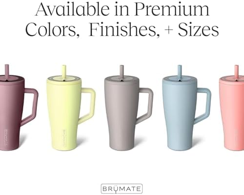 BrüMate Era 30 oz Tumbler with Handle & Straw | 100% Leakproof Insulated Water Bottle Tumbler with Lid & Flexible SoftSip Straw | Made of Stainless Steel | Cup Holder Friendly | 30oz (Java) - Image 3