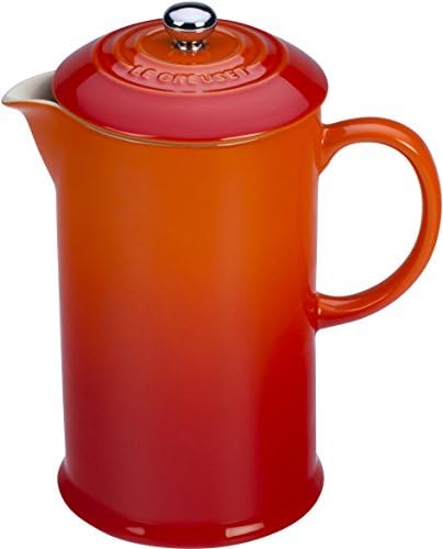Le Creuset Stoneware French Press, 34 oz., Flame by Unknown