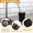 Mimorou 20 Pack 12 oz Stainless Steel Cups Metal Cup, Black - Image 3