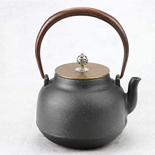 SGSG Japanese Tetsubin Tea Kettle Old Iron Pot Cast Iron Pot Iron Teapot 1200ml - Image 2