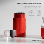Bodum Bistro Electric Blade Coffee Grinder, Red - Image 2
