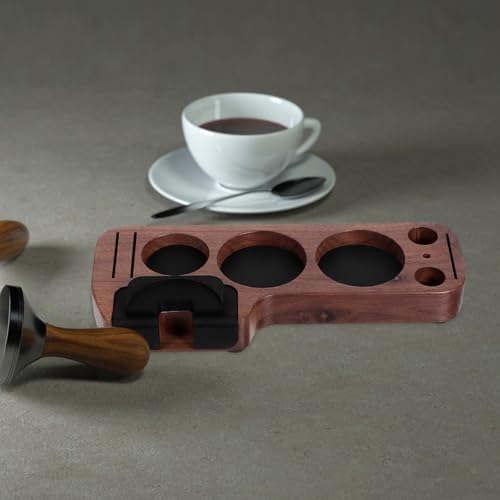 Wooden Espresso Tamping Station Holder for Tamper and Distributor 51-58mm - Image 5