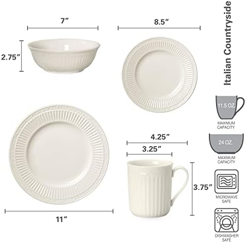 Mikasa Italian Countryside 16-Piece Dinnerware Set, Service for 4 - Image 2