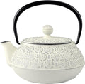 Iwachu 12606 Iwachu Teapot, 5 Type, Cherry Blossom, Silver/Hemp Color, 0.65 L (0.65 L), Inner Hollow Enamel, Nambu Ironware by Iwachu