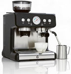 20Bar Espresso Machine with Grinder, 2.8L Pressure Stainless Steel Machine by SLEKVERSA