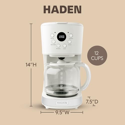 HADEN Coffee Machine, 12 Cup Programmable Drip Coffee Maker - Image 4