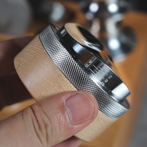 Espresso Distribution Tool 58mm Maple Coffee Distributor - Image 5