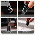 Espresso Powder Stirrer Tamper Distributor Rotary Adjustment Stainless Steel Stirring Coffee Accessories Barista Tools(White) - Image 6
