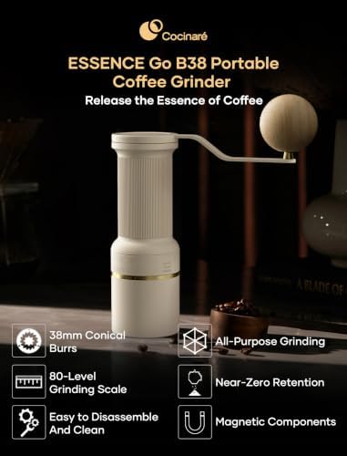 Cocinare ESSENCE GO B38 Ultra Manual Coffee Grinder Capacity 30g - Image 2
