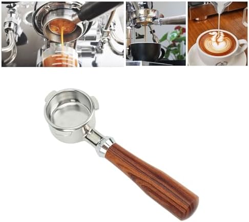 Omabeta Bottomless 54mm Stainless Steel Portafilter for 8 Series, Better Extraction for Coffee Enthusiasts, Light and Sturdy, Ideal for Long Term Use (E Redwood) - Image 7