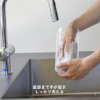シービージャパン(CB JAPAN) CBJAPAN Storage Container, Heat Resistant Glass Canister, 13.5 fl oz (400 ml), Can Deflate Excess Air for Storage, Heat Resistant Glass Canister, S Size Atomico - Image 5