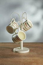KitchenCraft Classic Collection Wrought Iron Mug Tree Stand, 37 cm (14.5 12 Month Guarantee - Image 2