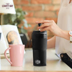 Black Portable French Press Travel Mug & Coffee Maker - Image 6