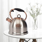 Whistling Stovetop Tea Kettle Food Grade Stainless Steel, Hot Water Fast to Boil for Stove Top-3.0Q - Image 4