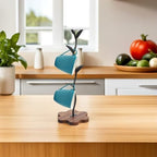 HANABASS Xmas Wood Mug Holder Tree for Coffee Bar Countertop Cup Stand - Image 4