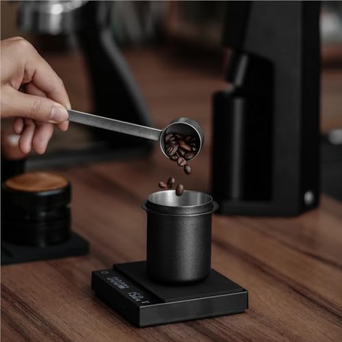 58mm Espresso Coffee Dosing Cup Portafilter 304 Stainless Steel Accessories Home Barista Gift(2pcs Black) - Image 5