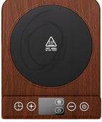 Mug Warmer, 70 100°F Precise Temperature Control Electric Coffee Mug Warmer Desk with Smart Timer Function for Home Office Travel (Wood Grain) - Image 7