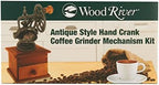 Woodriver Project Kit - Antique Style Side Crank Coffee Grinder Kit Mechanism Cast Bronzed - Image 3