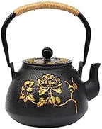 Cast Iron Teapot Set Japanese Style Tetsubin Tea Kettle,Stove by Unknown